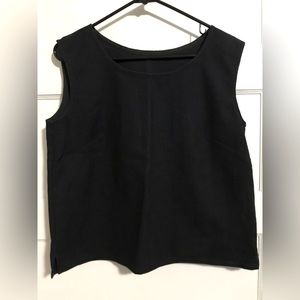 Handmade Large Black Tank Top
